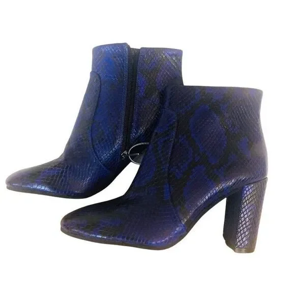 VINCE CAMUTO Blue Sanstan Ankle Boots/Booties Size: US 6 M /36.5 $149 - Picture 5 of 12